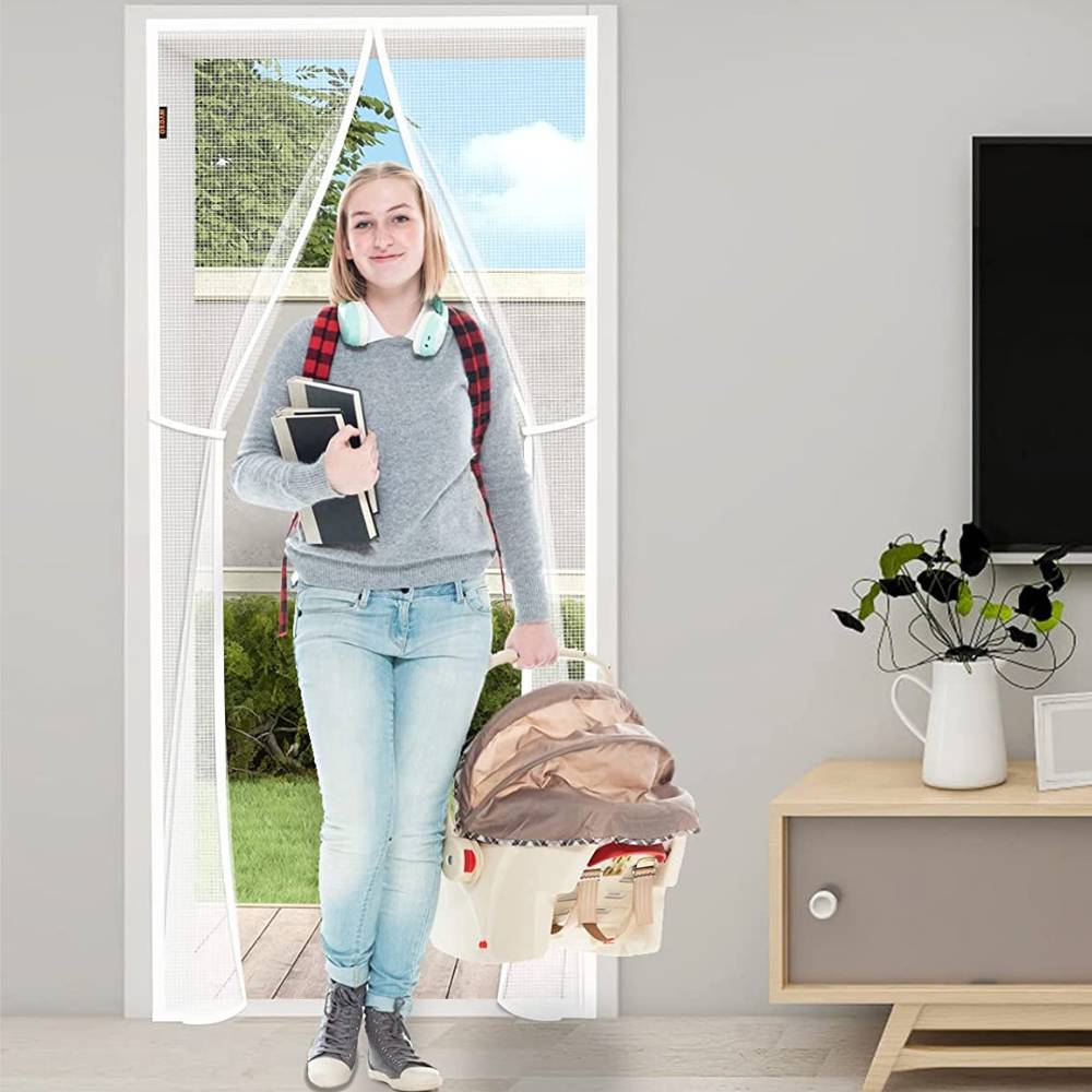 Magnetic Screen Door - Black, 60cm (W) x 180cm (H) for Caravan/RV: image 9